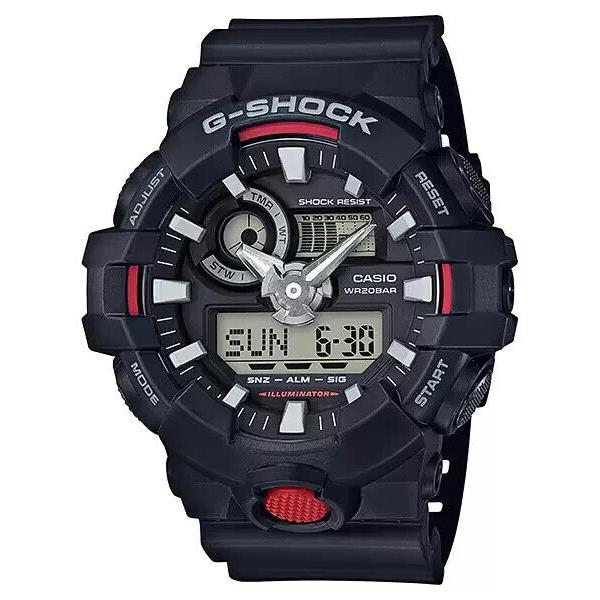 Casio Men`s G-shock Analog Digital Black Quartz Watch - GA-700-1AHDR