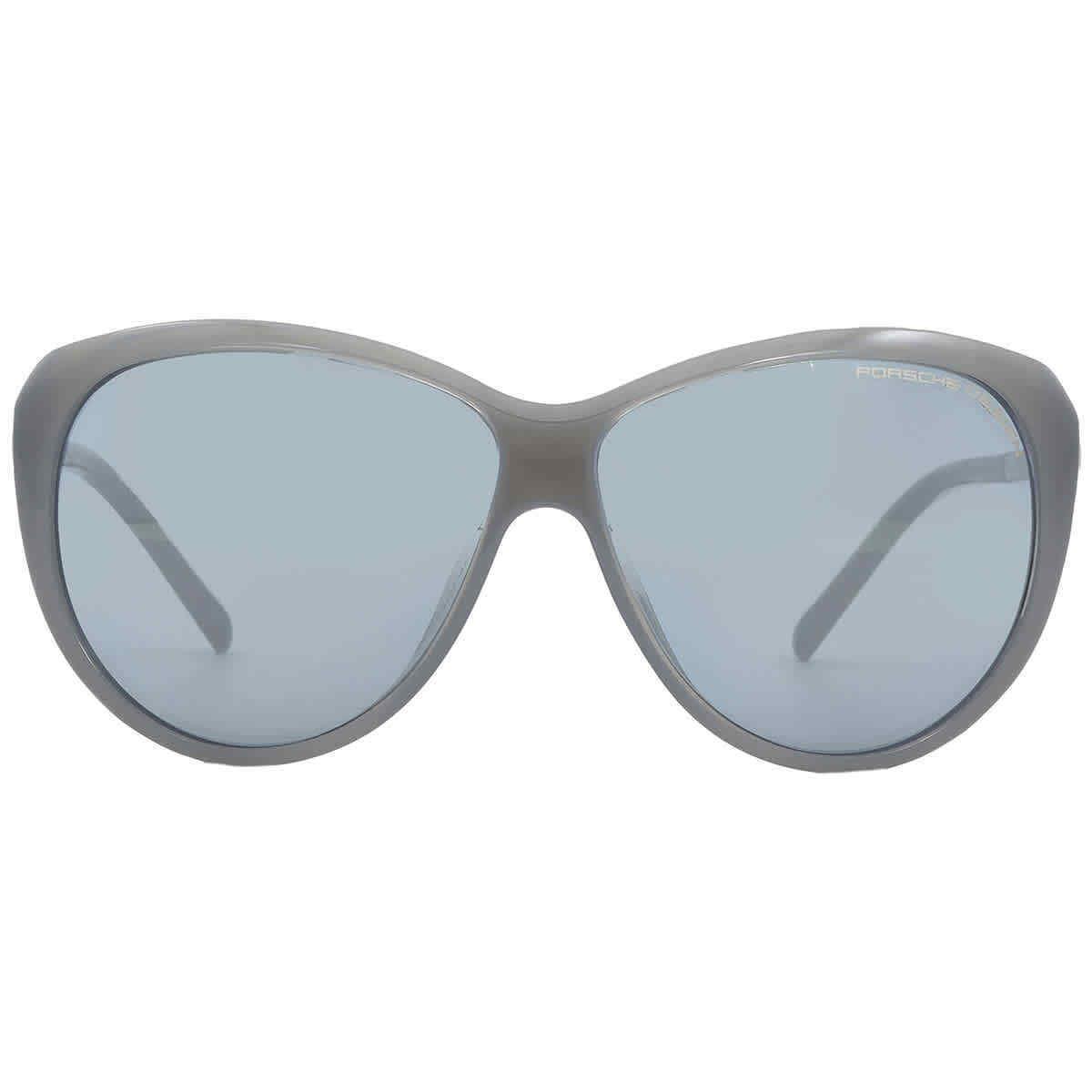 Porsche Design Blue Cat Eye Ladies Sunglasses P8602 D 64 P8602 D 64