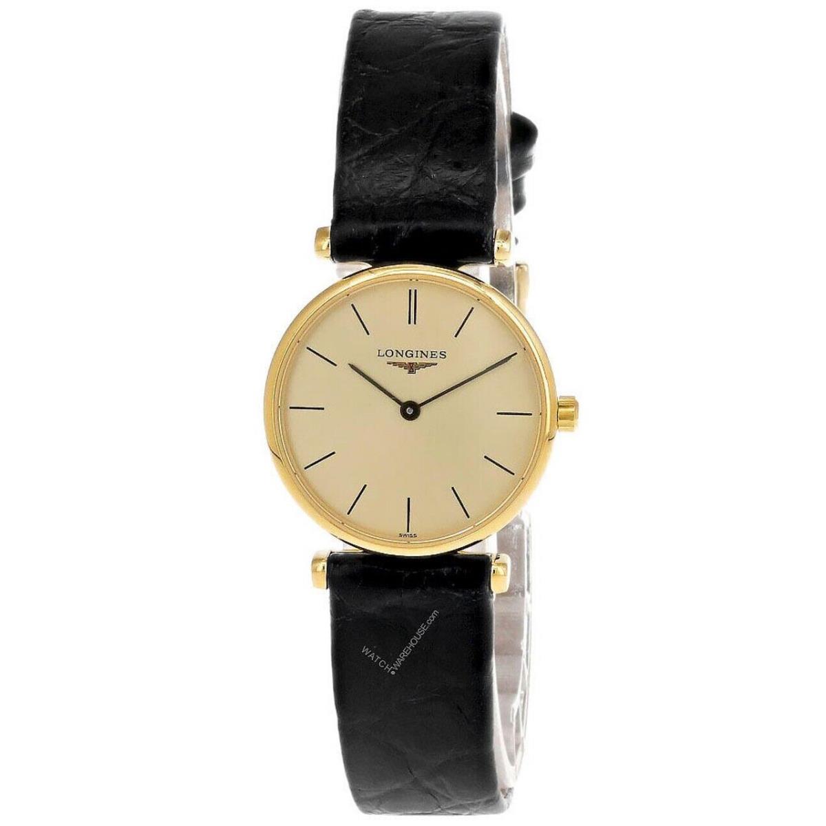 Longines La Grande Classique 24 MM Leather Women`s Watch L4.209.2.31.2