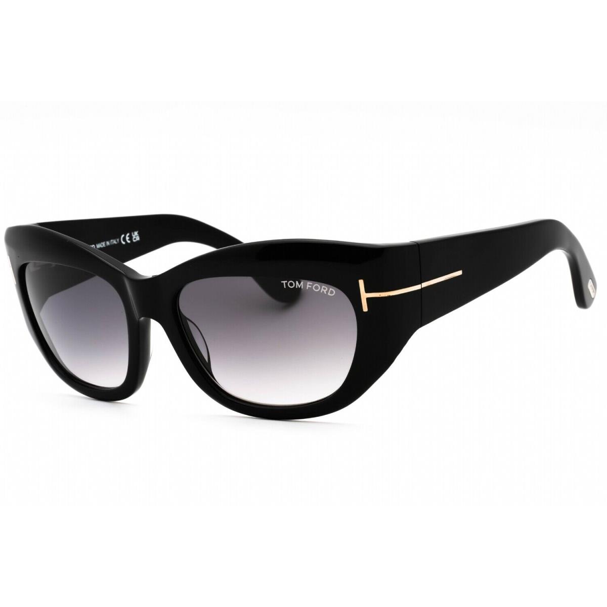 Tom Ford FT1065-01B Shiny Black Sunglasses