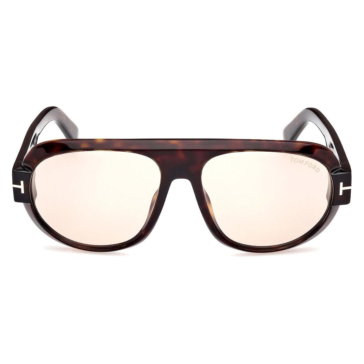 Tom Ford FT1102 Blake-02 Sunglasses Men Dark Havana 59mm