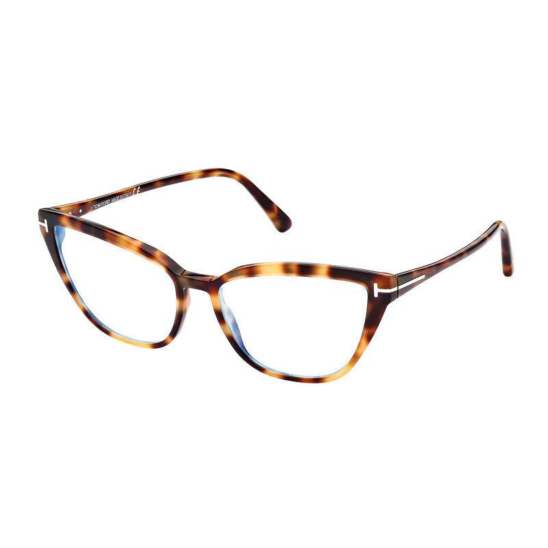 Tom Ford FT5825-B 053 Blonde Havana 55mm Eyeglasses