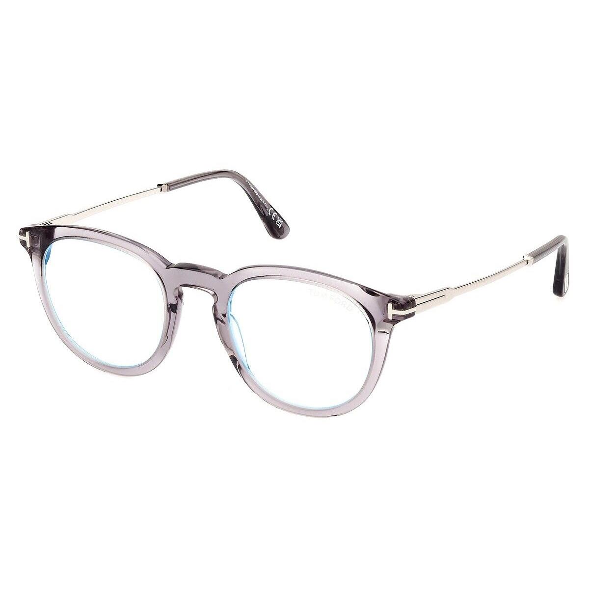 Tom Ford FT5905-B-20-49 Blue Light Block Oval Unisex Eyeglasses 49mm