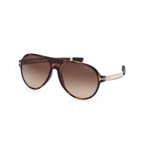 Tom Ford FT0881-52F-60 Dark Havana Sunglasses