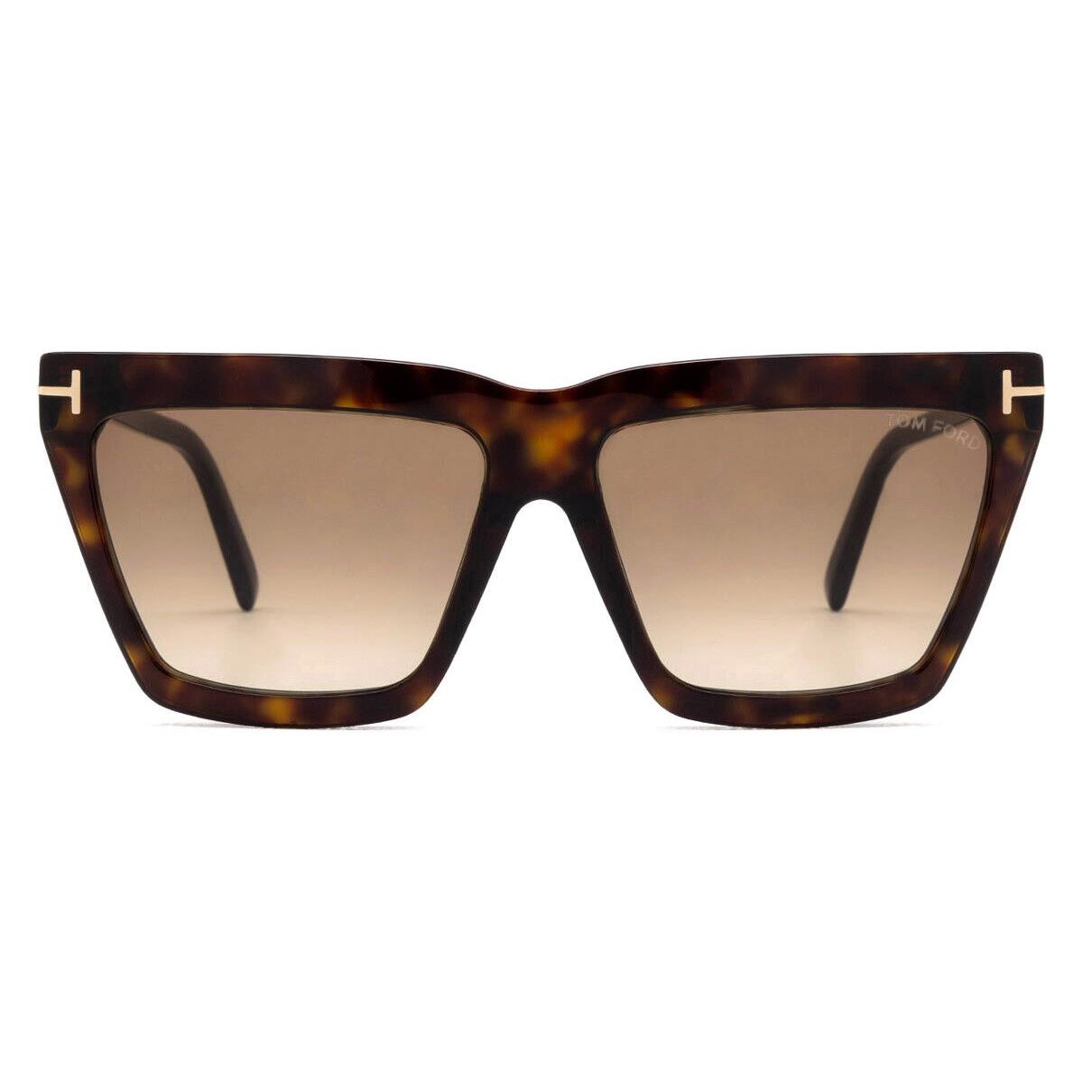 Tom Ford FT1110 Eden Sunglasses Women Dark Havana 56mm