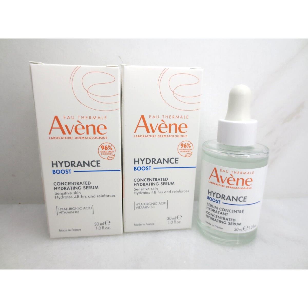 Avene Hydrance Boost Concentrated Hydrating Serum 1 OZ 2PCS Exp: 03/27