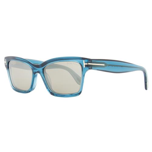 Tom Ford Mikel Sunglasses TF1085 90L Transparent Aqua 54mm FT1085