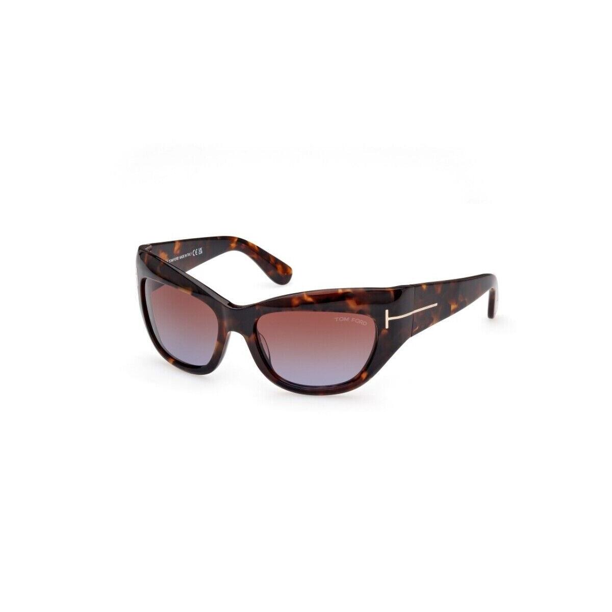 Tom Ford Brianna FT1065-52F-55 Cat Eye Sunglasses - Frame: Dark Havana