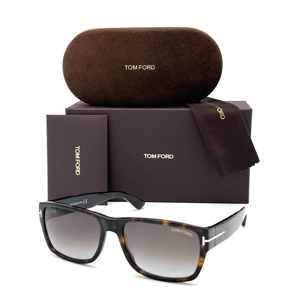 Tom Ford Mason FT0445 52B Dark Havana / Smoke Gradient 58mm Sunglasses TF0445