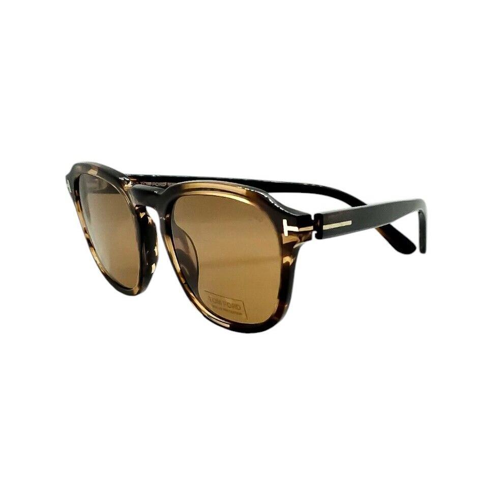 Tom Ford TF 0931 Avery Sunglasses 56E Brown Havana / Brown Lenses 52