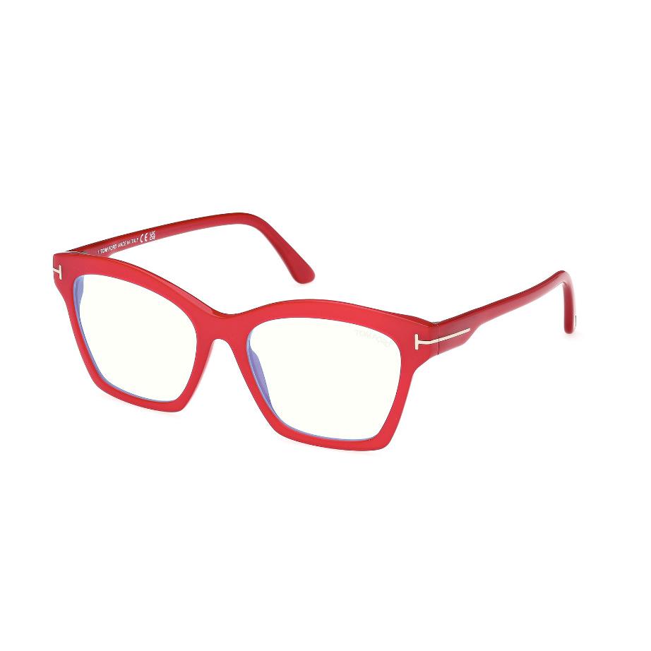 Tom Ford FT5965-B 075 Fuxia Pearl/fuxia Pearl Square Women`s Eyeglasses