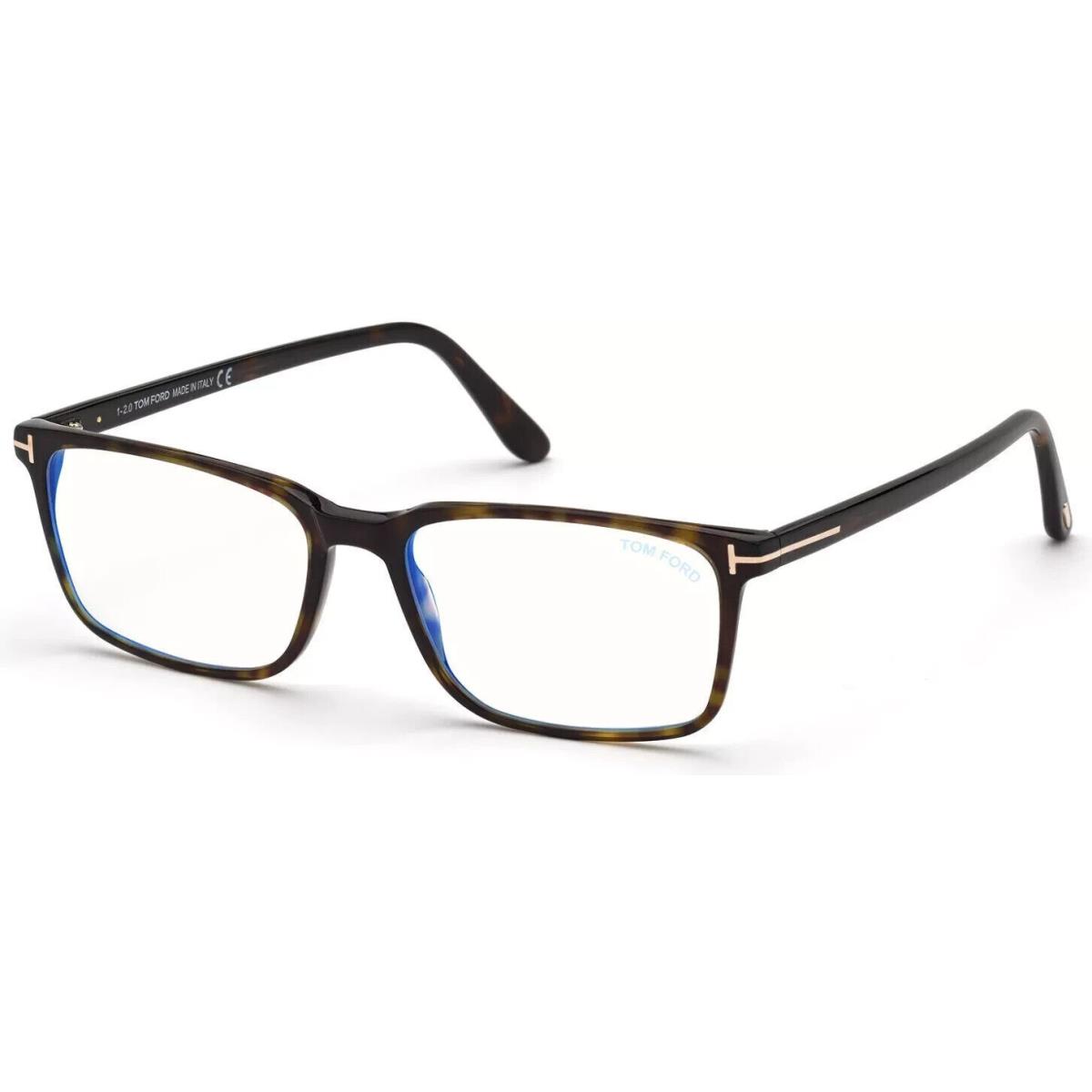 Tom Ford 0FT5735B/V 052 Rectangular Dark Havana Demo Lens 54 mm Men`s Eyeglasses