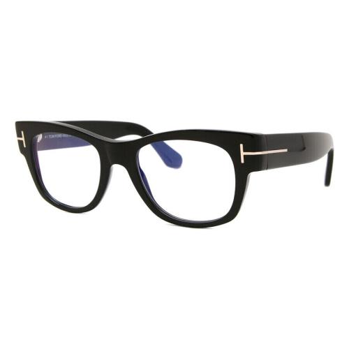 Tom Ford FT5040-B Blue-light Block 001 52mm Men`s Eyeglasses