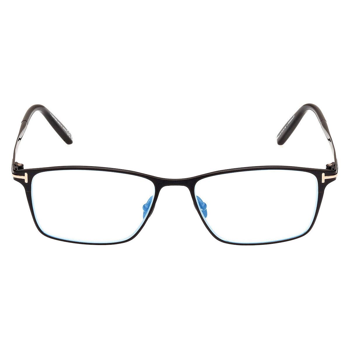 Tom Ford FT5935-B Eyeglasses Men Shiny Black 54mm