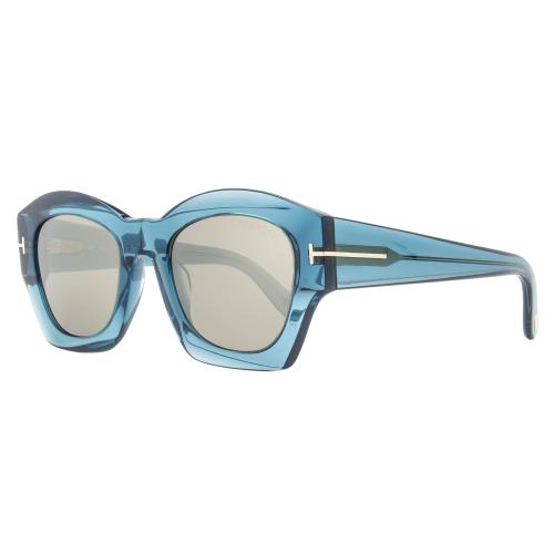 Tom Ford Guilliana Sunglasses TF1083 90L Transparent Aqua 52mm FT1083