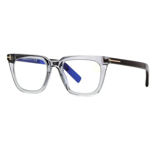 Tom Ford FT5963-B 020 Shiny Grey/shiny Black Square Women`s Eyeglasses