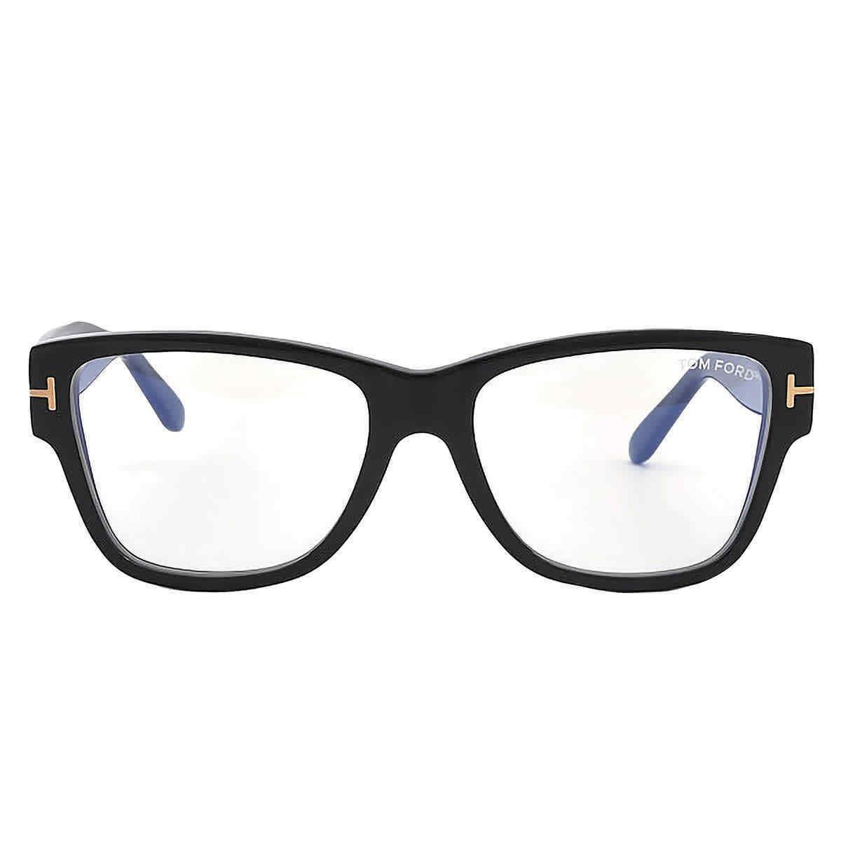 Tom Ford Blue Light Block Butterfly Ladies Eyeglasses FT5878-B 001 55