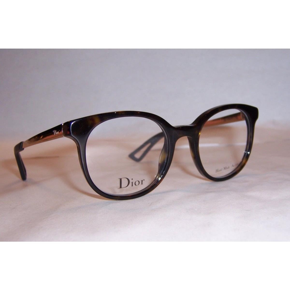 Christian Dior Eyeglasses CD 3287 Qsh Havana Gold 48mm RX