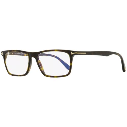 Tom Ford FT5681B/V 052 54 Blue Block Dark Havana Frame Optical Eyeglasses