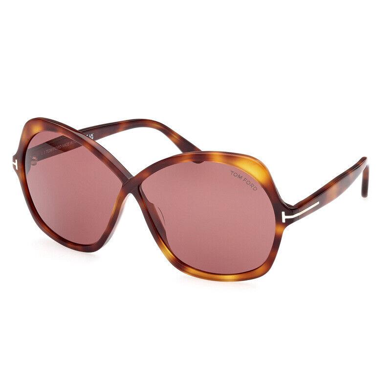 Tom Ford FT1013 52Y Havana/violet 64-07-135 Sunglasses