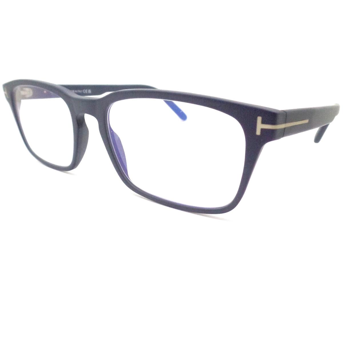 Tom Ford TF 5938-b 091 Matte Blue 091 54mm Blue Block Frames