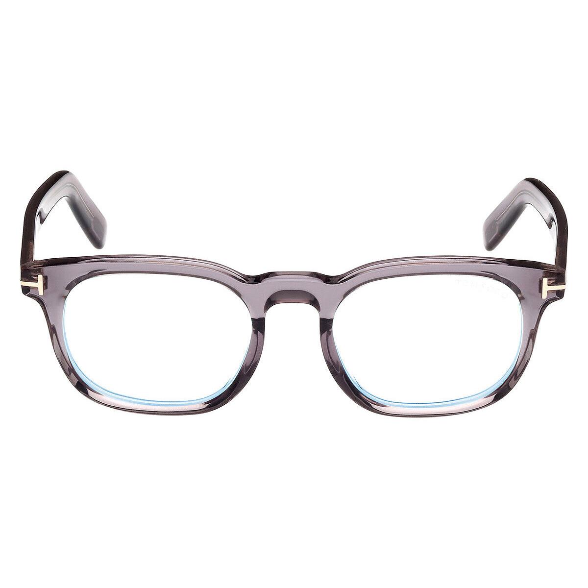 Tom Ford FT5930-D-B Eyeglasses Men Shiny Gray 52mm