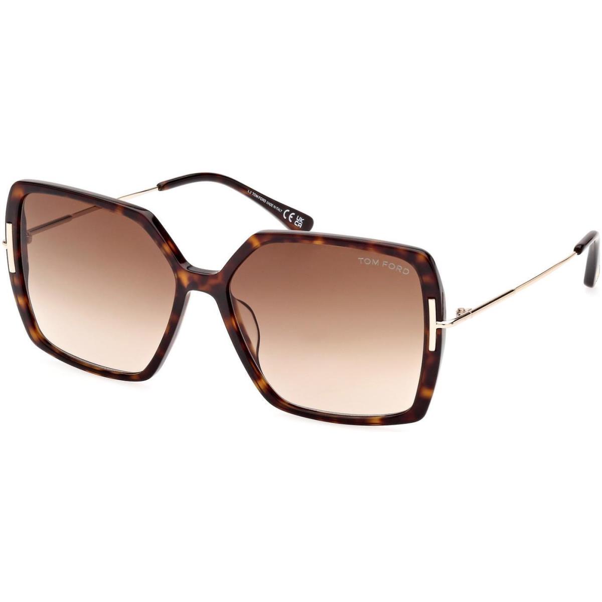 Tom Ford FT 1039 Sunglasses 52F Dark Havana