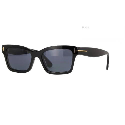 Tom Ford Mikel TF 1085 Eco 01A Black Square Sunglasses 54-17-140 Frame