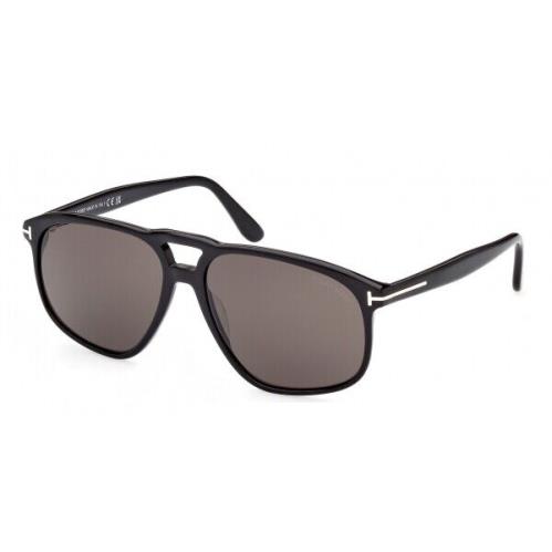 Tom Ford FT1000 01A Shiny Black/smoke Sunglasses DA