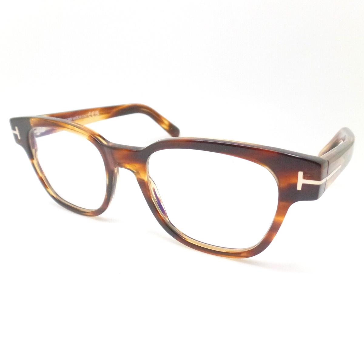 Tom Ford TF 5977-b 050 Brown 50mm Blue Block Frames