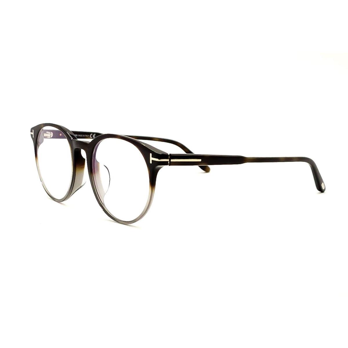 Tom Ford TF5695-F-B Eyeglasses 056 Havana Fade /blue Light Lenses Size 51