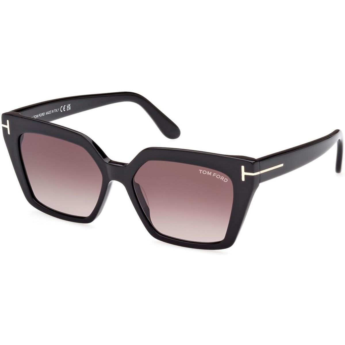 Tom Ford FT 1030 Sunglasses 01Z Shiny Black