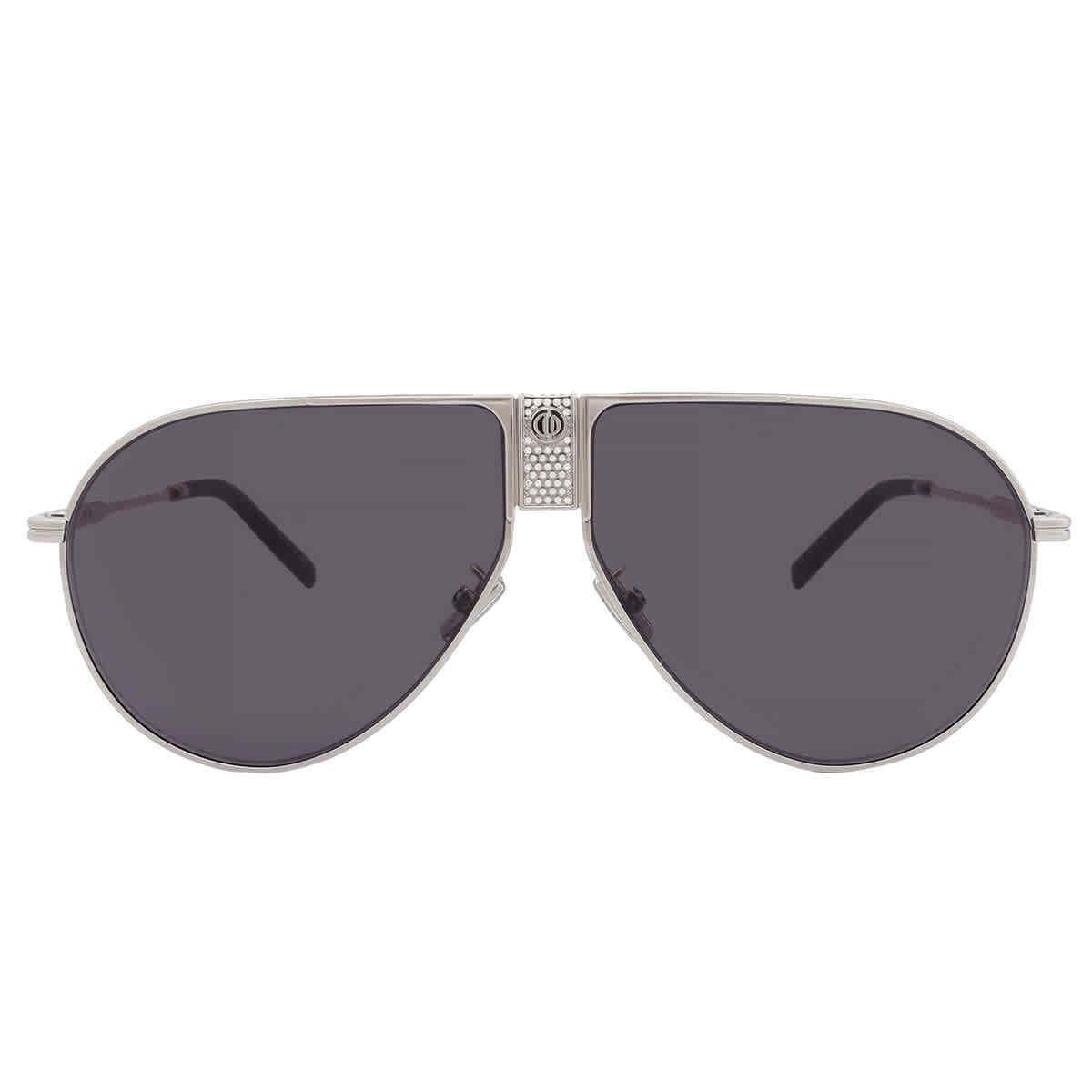 Dior Diorice AU Smoke Pilot Men`s Sunglasses DM40020U 16A 63 DM40020U 16A 63