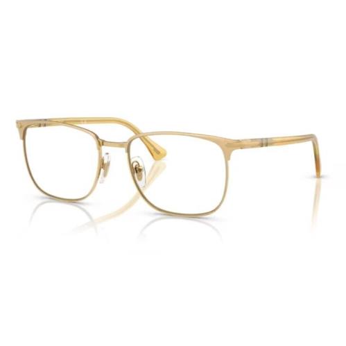 Persol 0PO1021V 1129 Gold - Miele / Clear Square Shape 53mm Unisex Eyeglasses