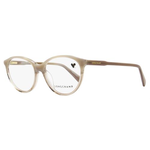 Longchamp Oval Eyeglasses LO2709 106 Gray Horn/ivory 53mm