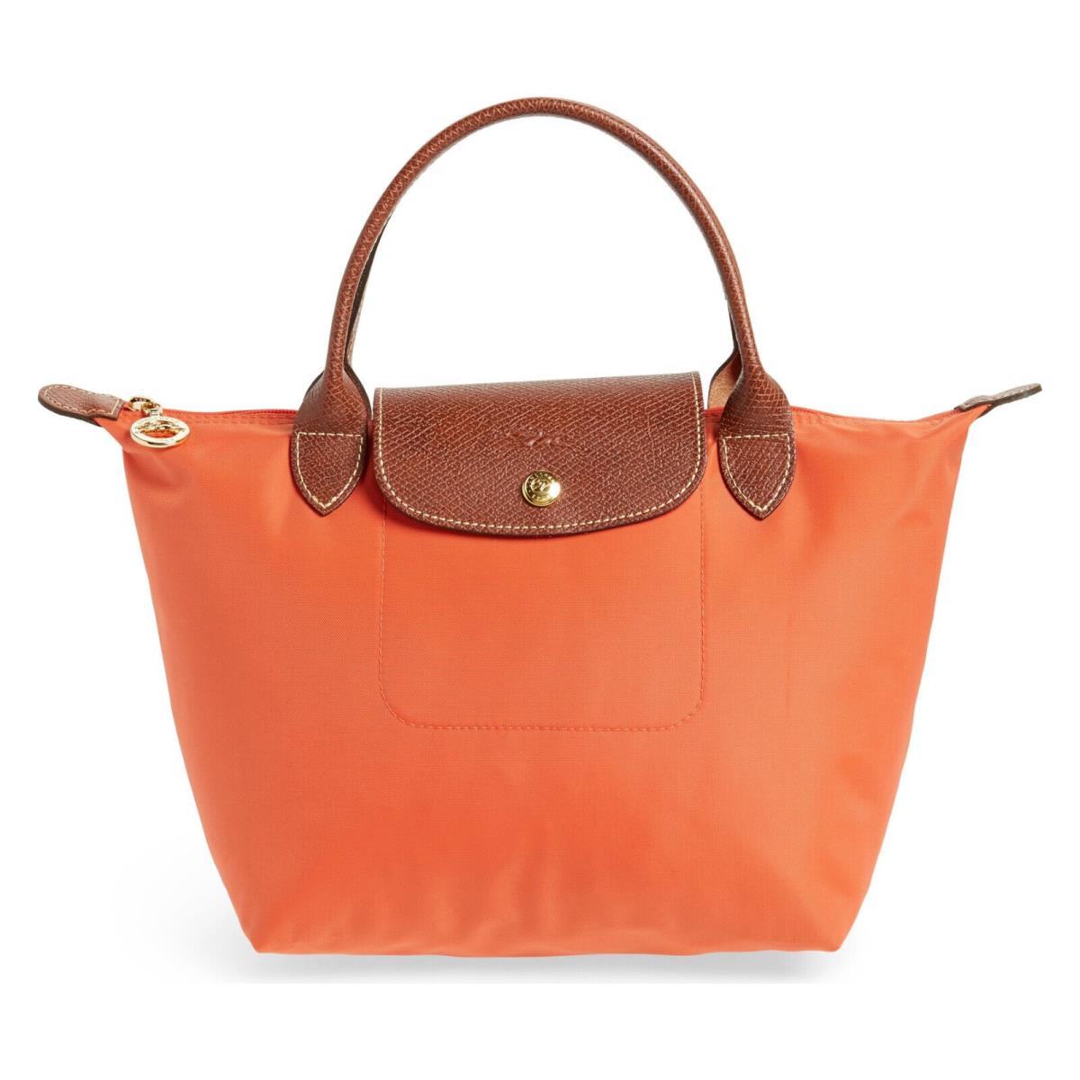 Longchamp Le Pliage Type S Small Handheld Tote 1621089 Orange