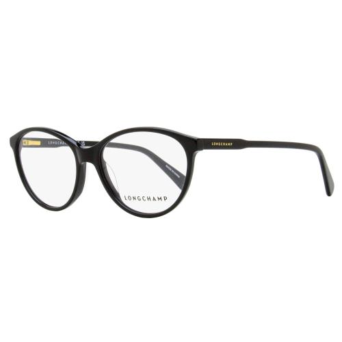 Longchamp Oval Eyeglasses LO2709 001 Black 53mm