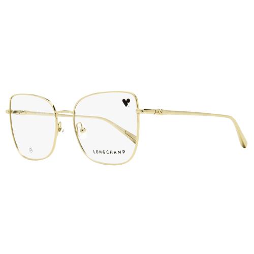 Longchamp Modified Square Eyeglasses LO2159 714 Gold 52mm