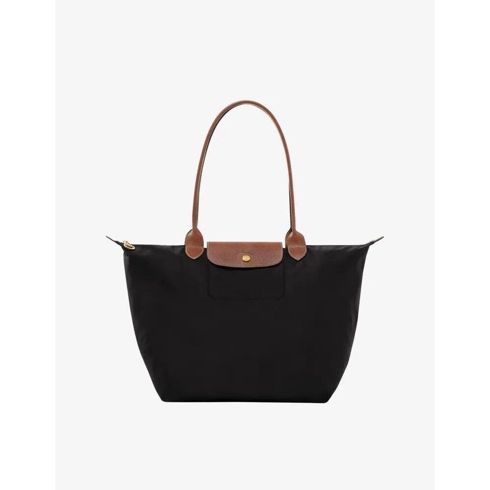 Longchamp Le Pliage Tote Large Shoulder Bag Black