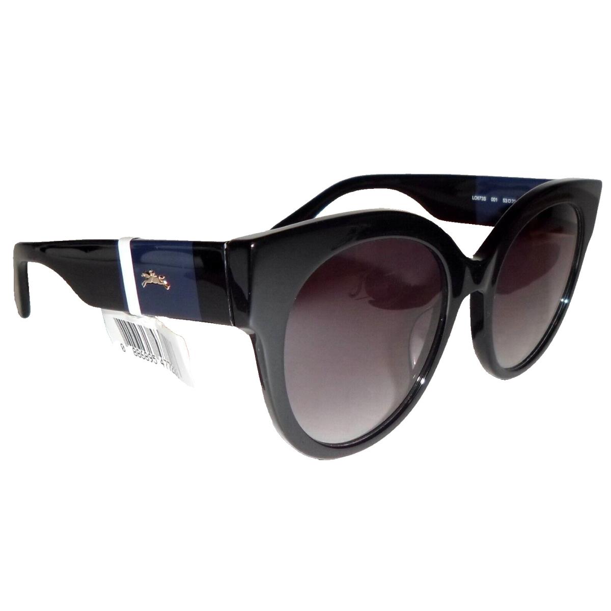 Longchamp Black Smoke Gradient Sunglasses