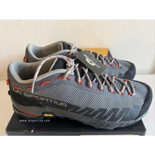 La Sportiva TX2 Climbing Approach Shoe Carbon Tangerine Size 7 3855