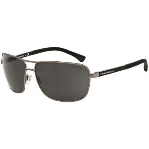 Emporio Armani Sunglasses EA 2033-313087 Black w/ Gray Lens 64mm