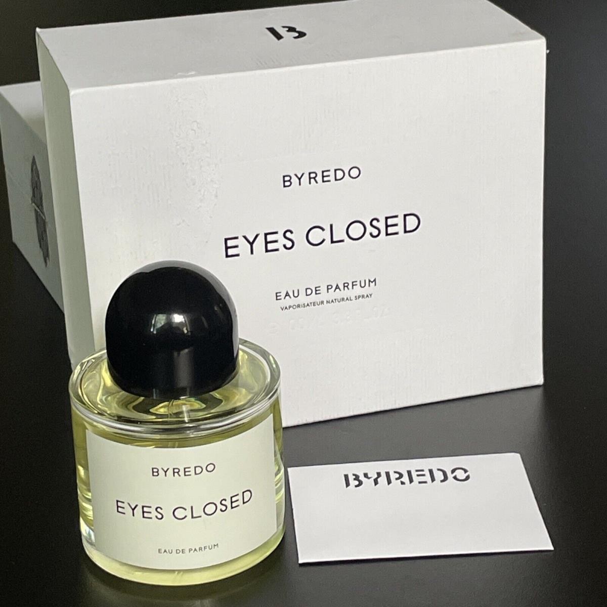 Byredo Eyes Closed Eau De Parfum 3.3 Oz. Trusted Seller