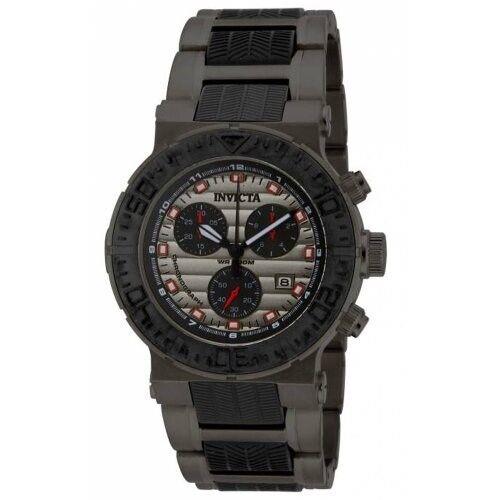 Invicta Ocean Reef Chronograph Grey Dial Two-tone Mens Watch 16865