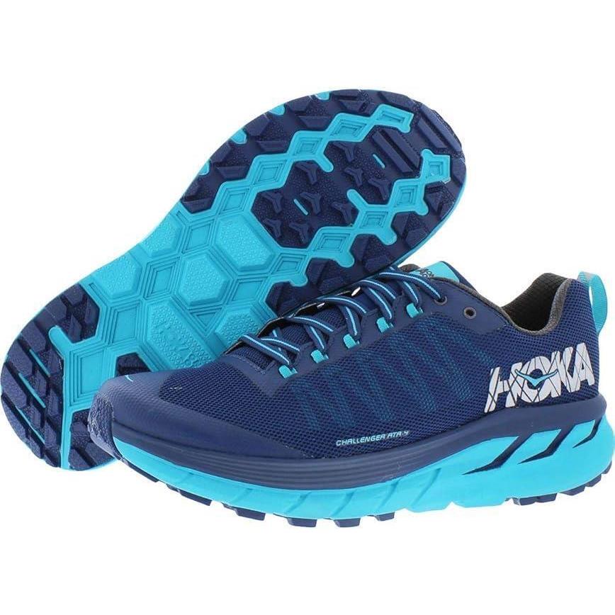 Women`s Hoka One One Challenger Atr 4 Trail Hiking Shoes Size 5 5.5 11 Blue