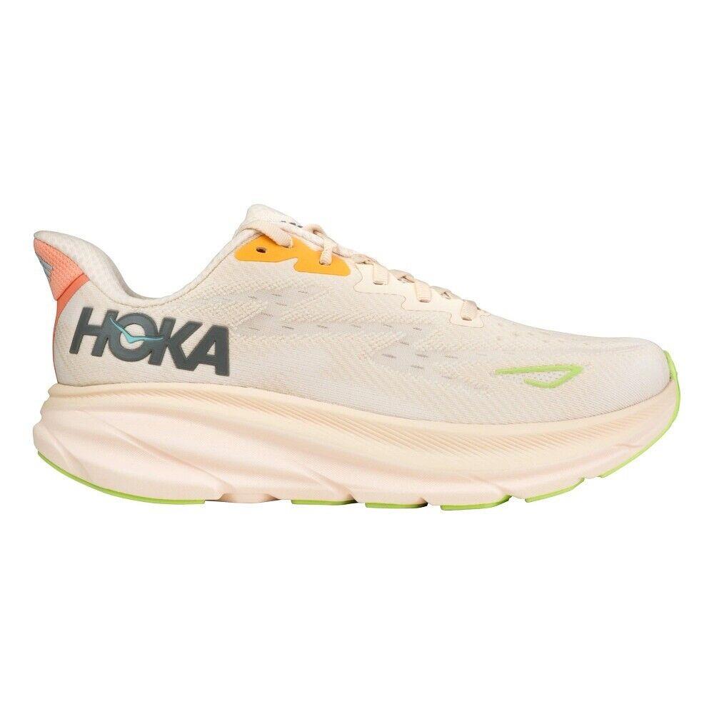 Womens Hoka Clifton 9 Vanilla Astral Various Wide Sizes