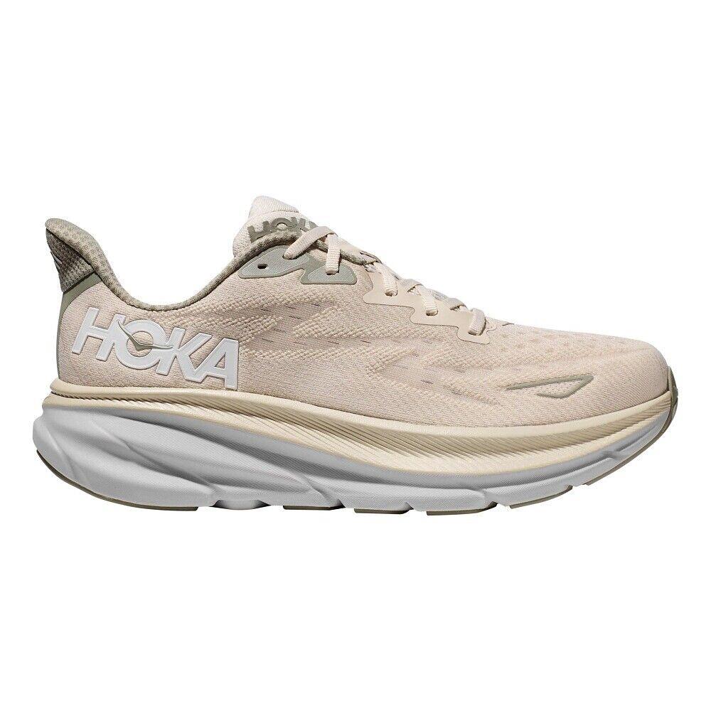 Men`s Hoka Clifton 9 Oat Milk Barley Various Sizes