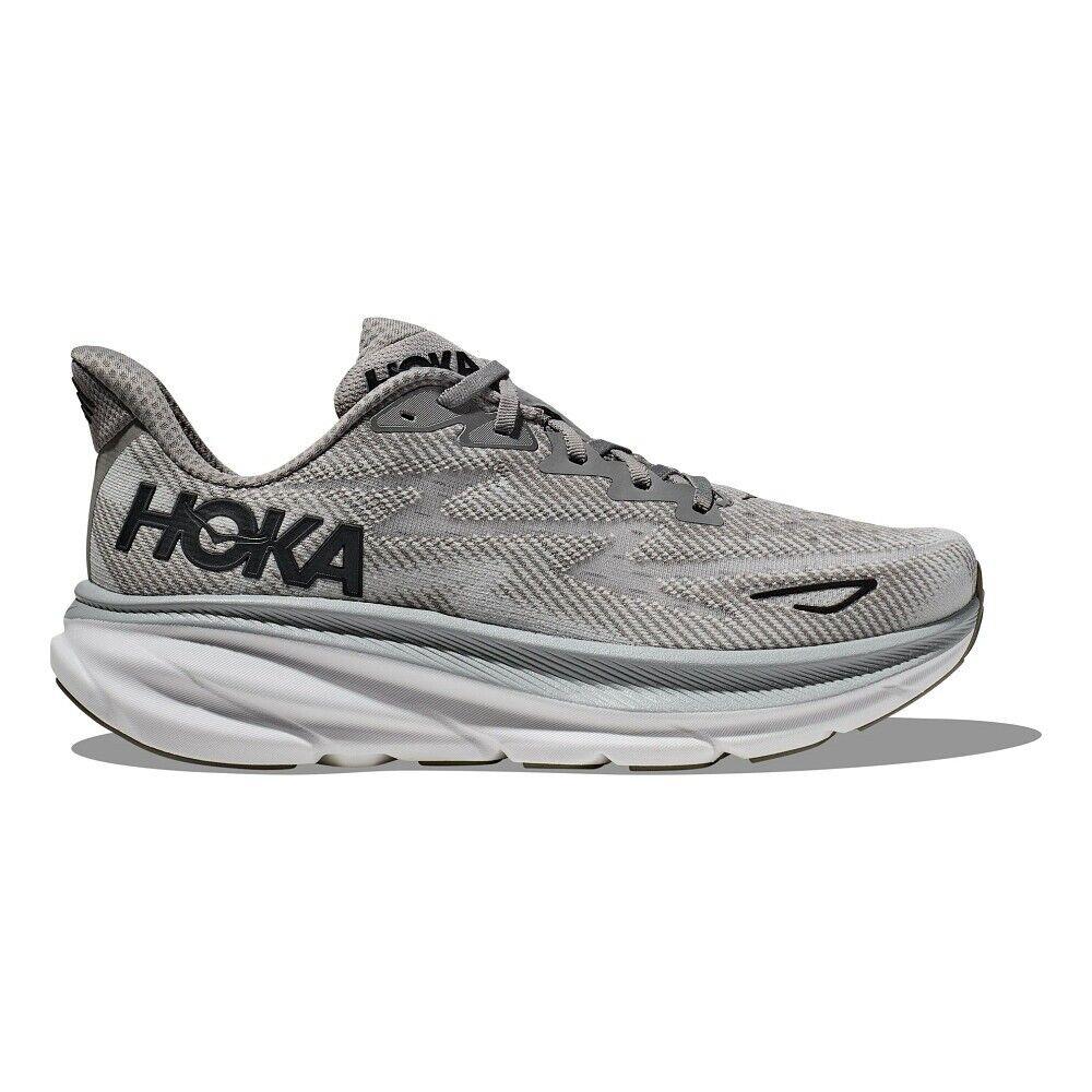 Men`s Hoka Clifton 9 Harbor Mist Black Various Sizes