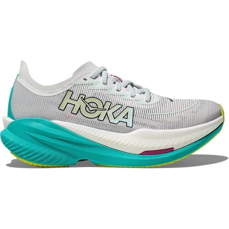 Women`s Hoka Mach X 2 Frost Electric Aqua Various Sizes