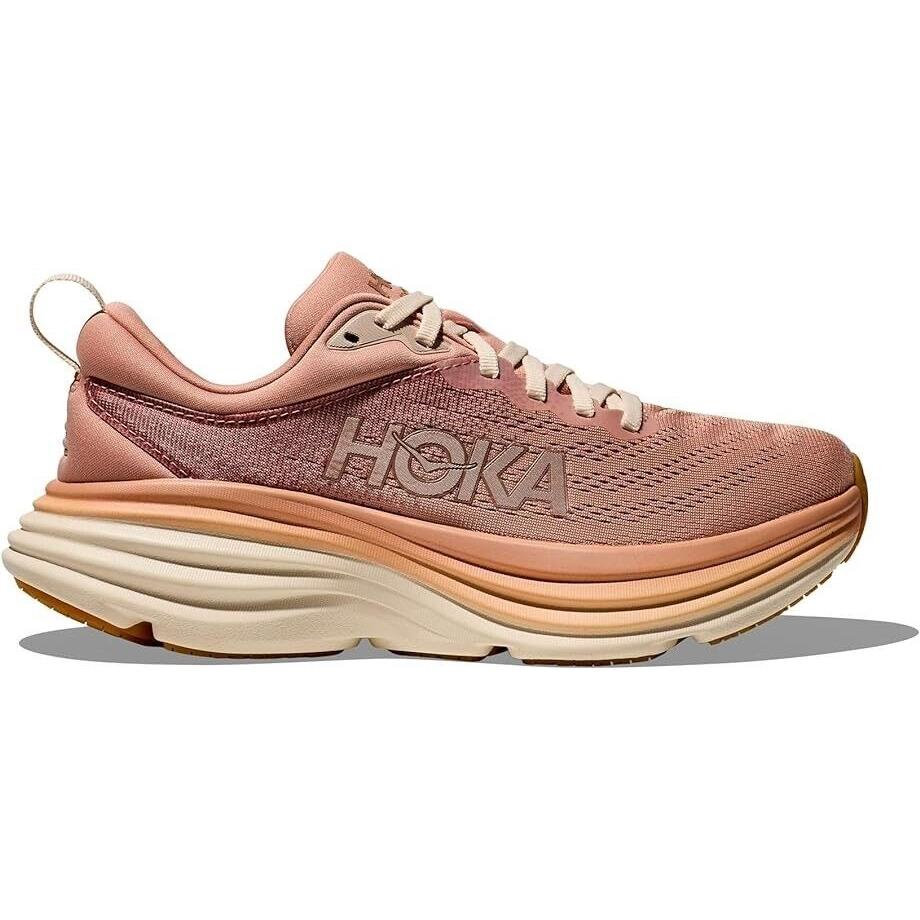 Women`s Hoka Bondi 8 Sandstone Cream Various Sizes